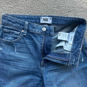 PAIGE Noelle Straight Distressed jeans size 24